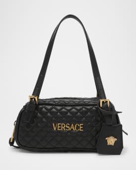 La Medusa Mini Leather Shoulder Bag