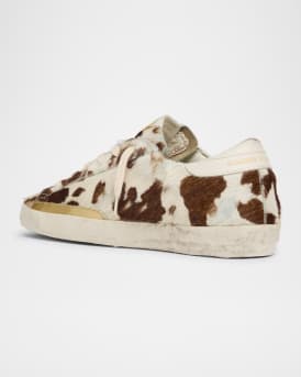 Superstar Cow Horsy Low-Top Sneakers
