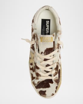 Superstar Cow Horsy Low-Top Sneakers