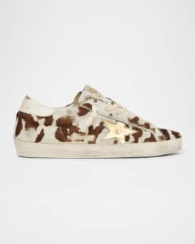 Superstar Cow Horsy Low-Top Sneakers