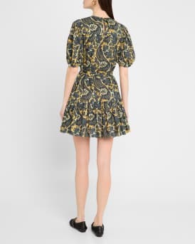 Rosalie Short-Sleeve Mini Dress