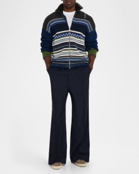 Men's Super-Star Croc-Printed Nubuck Leather Sneakers, Exclusive