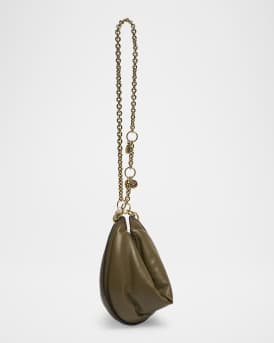 Icons Half Moon Shoulder Bag in Lambskin 