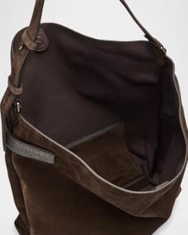 Essence Large Suede Hobo Bag