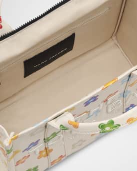 Wild Daisy-Print Canvas Tote Bag 