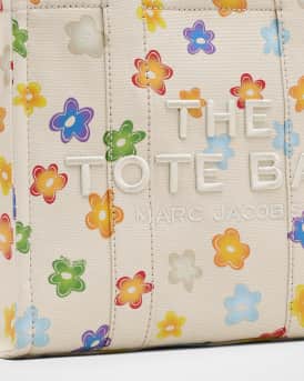 Wild Daisy-Print Canvas Tote Bag 