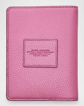 Pebble Leather Passport Holder