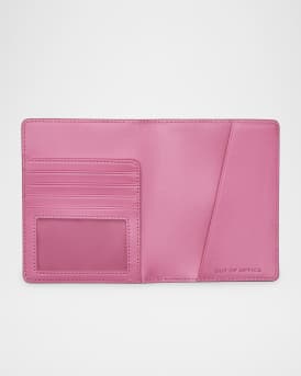 Pebble Leather Passport Holder