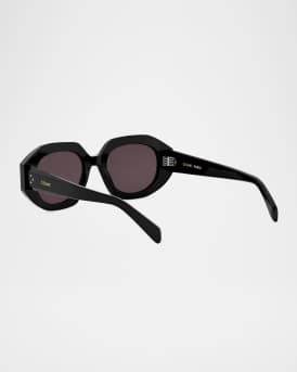 3 Dot Geometric Square Sunglasses