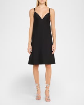 Cleo Crystal Star Satin Snake-Wrap Sandals