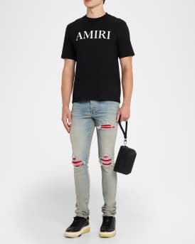 Men's MX1 Distressed Skinny Jeans