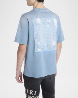 Men's Bleach Bandana Patch T-Shirt