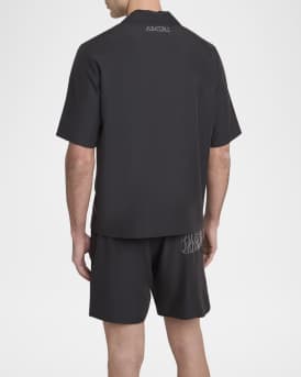Men's MA Outline Pocket Bowling Shirt