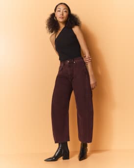 Charlie High-Rise Barrel Jeans