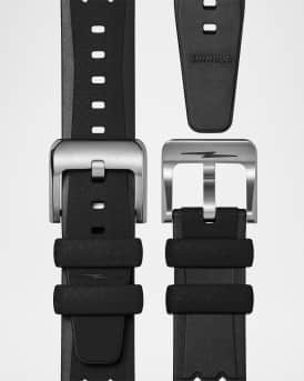 Men's Duck Rubber-Strap Analog Watch, 40mm