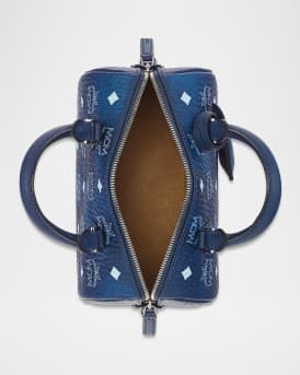 Ella Small Boston Visetos Top-Handle Bag