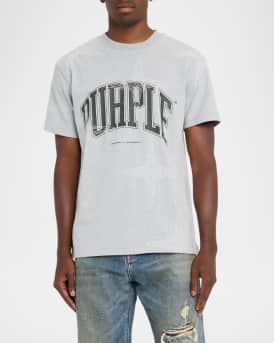 Men's Star Overlay Graphic Logo T-Shirt