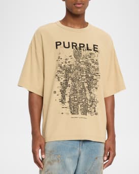 Men's Oversized-Fit Logo Graphic T-Shirt