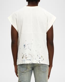 Men's Sleeveless Graphic Print Top 