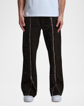 Men's Double Zip-Front Track Pants