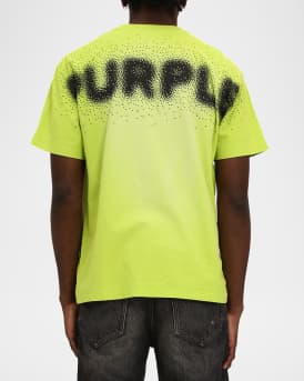 Men's Textured Logo Cotton Jersey Tee