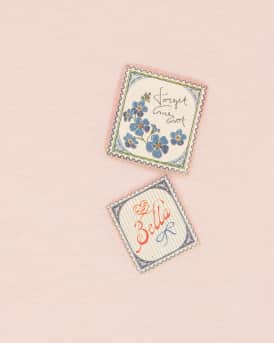 Rosie H-W x Girl's Letter-Print Cotton T-Shirt, Size 12M-8