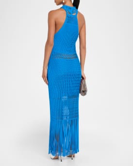 Sanchez Lattice Knit Midi Dress