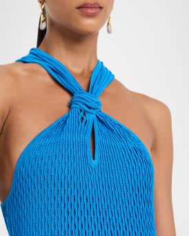 Sanchez Lattice Knit Midi Dress