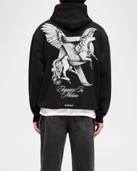 Men's Elegance in Motion Oversized Hoodie