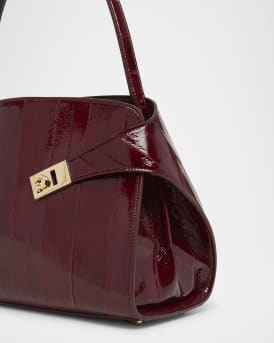 Hug Eel Leather Shoulder Bag