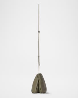 Bourse Crossbody Bag in Silk Leather