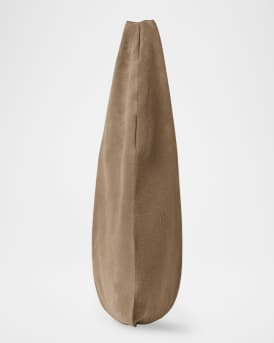 Small Bindle Top-Handle Bag in Plush Suede