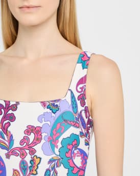 Fatima Reversible Square-Neck One-Piece Swimsuit