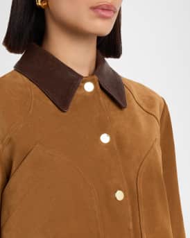 Walters Cropped Suede Jacket