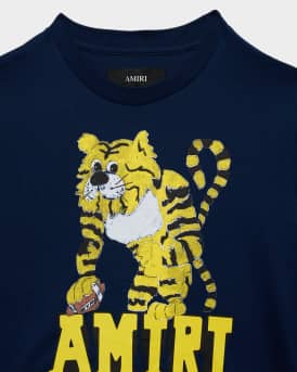 Kid's Amiri Tiger Graphic-Print T-Shirt, Size 4-12