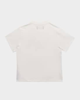 Kid's Staggered Logo Short-Sleeve T-Shirt, Size 4-12