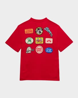 Kid's Station Patch Short-Sleeve T-Shirt, Size 4-12