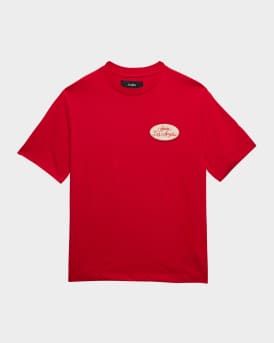 Kid's Station Patch Short-Sleeve T-Shirt, Size 4-12