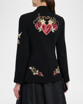 Cheyenne Embroidered Western Amour Blazer