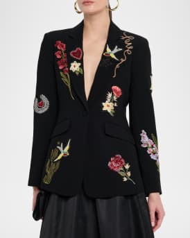 Cheyenne Embroidered Western Amour Blazer