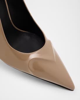 Patent Leather 3D Coeur Pumps