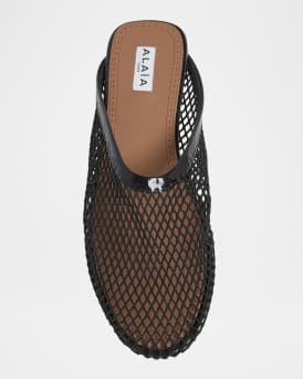 Mesh Flat Mules