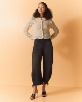 The Bubble Crop Jeans