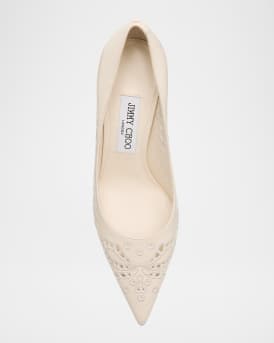 Love 85 Nappa Embroidered Pumps