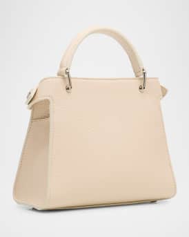 Lutece Nano Grained Leather Top-Handle Bag