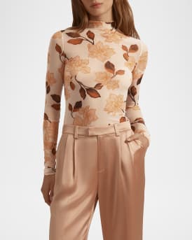 The Sheer Fantasy Turtleneck Top