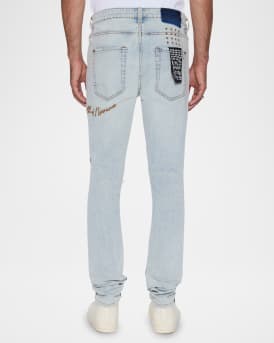 Men's Van Winkle Frost Blue Arch Skinny Jeans