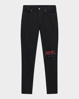 Men's Van Winkle Laid Black Sting Skinny Jeans