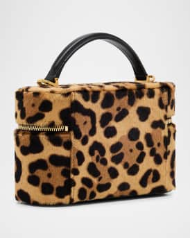 YSL Vanity Bag in Leopard-Print Calf Hair