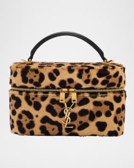 YSL Vanity Bag in Leopard-Print Calf Hair